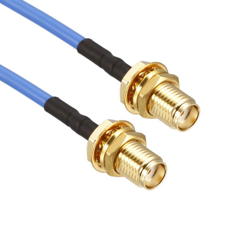 RG405/SF086 Coaxial Cable with SMA Fmale to SMA Fmale Connectors 50 Ohm 