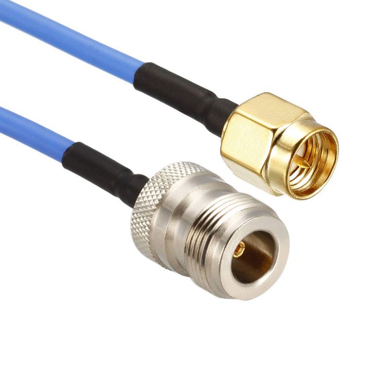 RG405/SF086 Coaxial Cable with SMA Male to N Fmale Connectors 50 Ohm 